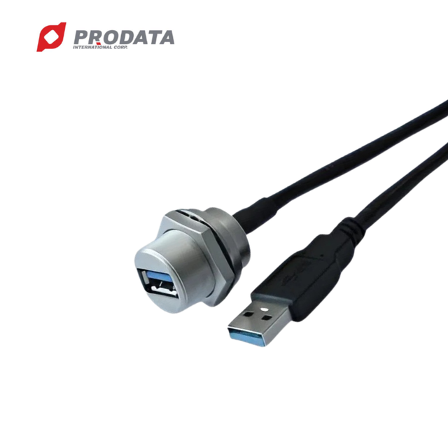Waterproof IP68 Copper Alloy Au Plating PA66 Jacket Metal Cable for Outdoor Industrial Wireless AP