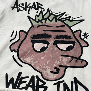 เสื้อยืดโอเวอร์ไซส์พิมพ์ลายตามสั่ง ผ้าฝ้ายออร์แกนิคที่ยั่งยืน แฟชั่นแนวสตรีท สไตล์คนเมือง เสื้อครอป - Product Image 3