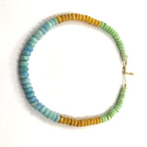 6mm 10mm Natural Multi Color <b>Opal</b> Stone Rondelle Smooth Beads <b>Necklace</b> Jewelry Wholesale Factory Price Regular Bulk Supplier AAA - Product Image 3