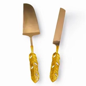 Stainless Steel Metal <b>Cake</b> <b>Server</b> Set Professional Dessert Service Accessories for Catering - Product Image 3