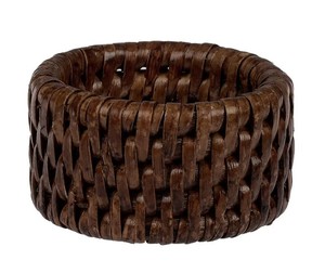 Anillo para servilletas de ratán hecho a mano para una decoración de mesa perfecta - decoración de mesa sostenible y decorativa - Product Image 3