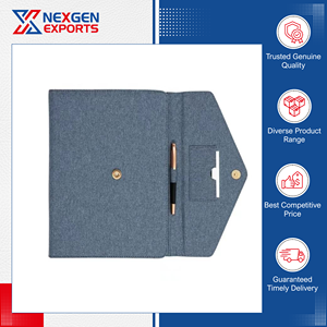 Carpeta de Presentación Multifuncional de Cuero PU de Estilo Vintage y Calidad Excepcional, Opción de Logotipo Personalizado, Pedido al por Mayor, Nexgen - Product Image 6