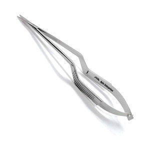 Ciseaux micro-chirurgicaux à lame baïonnette, instrument chirurgical professionnel, acier inoxydable de qualité professionnelle, type baïonnette, 7,5 pouces, tranchants - Product Image 4