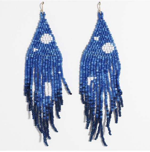 Embroidery Crafts Jewelry Seed <b>Bead</b> Embroidered Earrings From India Handmade Multi <b>Color</b> Earrings for Women Embroidery Crafts - Product Image 6