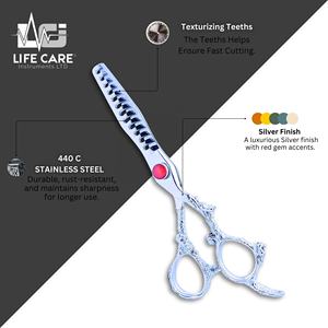 Juego de tijeras de peluquería profesionales Dragon Handle con estuche de transporte, juego de tijeras de peluquería japonesas de Life Care Instr. - Product Image 5