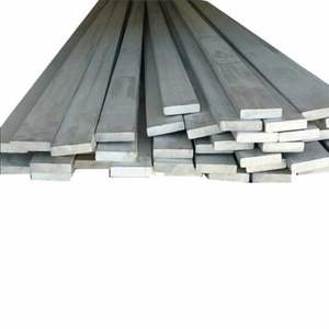 Barre plate robuste MS brillante 75x10mm, argent poli, 6m, qualité construction, fabricant Punit, Inde - Product Image 1