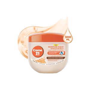 Crema 21 con Manteca de Cacao y Vaselina, 300 ml, Humectante Multiusos para el Cuidado del Cuerpo y Labios - Product Image 1