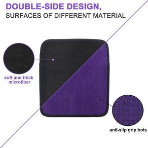 Genouillères épaisses en néoprène violettes antidérapantes universelles unisexes toutes saisons - Product Image 2