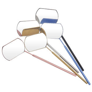 Wholesale High Quality <b>Handheld</b> Square Eyelash Extension Inspection <b>Mirror</b> Stainless Steel Beauty Auxiliary Tool - Product Image 1