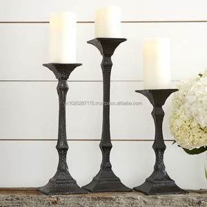 Premium quality vintage style handcrafted iron <b>candle</b> holder for elegant home decor and romantic <b>dinner</b> settings - Product Image 4