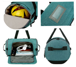 Football Team Gear Training Utility Custom Gym Duffel <b>Bag</b> Waterproof Polyester Large Capacity Wholesale Supplier - Product Image 6