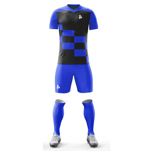 Conception d'uniformes de sport pour club, maillots à manches courtes personnalisables, fabricant d'uniformes d'équipe, kits d'uniformes de football d'été imprimés - Product Image 5