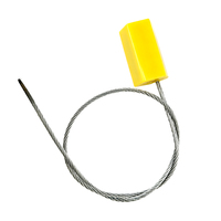 Scellés de câble en acier à tension, scellés de câble en plastique anti-effraction, attaches de câble autobloquantes personnalisées pour conteneurs