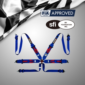 Cinturón de Seguridad Deportivo de 6 Puntos para Carreras, FIA 8853-2016, SFI 16.1, TBRACING SPORT S, Fabricación OEM/ODM - Product Image 3