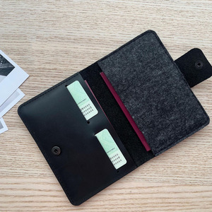 Men's Premium Leather <b>Passport</b> <b>Wallet</b> RFID Blocking Travel Document Holder Multiple Card Compartments Custom Branding OEM Sale - Product Image 1
