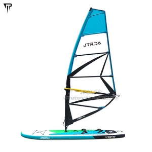 Planche de <span class=keywords><strong>paddle</strong></span> <span class=keywords><strong>gonflable</strong></span> JTRDA 11 pieds en Drop Stitch pour le windsurf (SUP) portable pour utilisation en mer, sans kit de voile inclus - Product Image 3