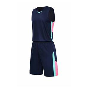 Uniforme de baloncesto personalizado a precio de mayorista, 100% poliéster, nuevo diseño impreso, ropa deportiva, uniforme de baloncesto - Product Image 3
