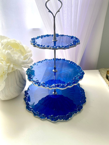 Support à gâteau moderne et élégant en résine écologique pour desserts d'anniversaire, événements de mariage, décoration de fête, boulangerie, usage domestique - Product Image 1