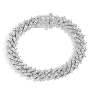 Luxury Hip Hop Moissanite Diamond Tennis <b>Bracelet</b> for <b>Men</b> and Women Iced Out Fashion Jewelry for Daily Wear Party and Gift - Product Image 3