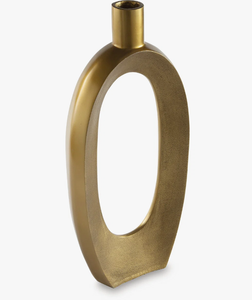 Con una superficie dorada lisa y brillante, ideal para salas de estar, dormitorios, mesas de comedor o vestíbulos de hoteles, este elegante florero. - Product Image 3