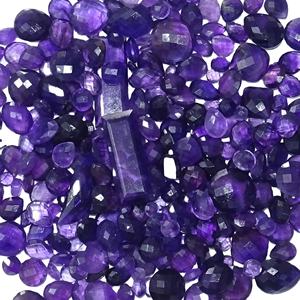 Gros Belle Améthyste Naturelle Cabochon Quartz Lâche Pierres Précieuses de Forme et de Taille Mixtes pour la Fabrication de Bijoux pour la Créativité! - Product Image 2