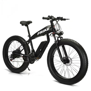 Vélo de montagne électrique sportif à double frein à disque, avec pneus tout-terrain larges de 26 x 4 pouces, corps en alliage d'aluminium, moteur sans balais au lithium 48V - Product Image 2