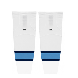 Professional Custom Ice Hockey <b>Socks</b> Quick Dry <b>High</b> Elastic Spandex Hockey Uniform <b>Socks</b> Over Shin Guards Breathable Mesh Fabric - Product Image 2