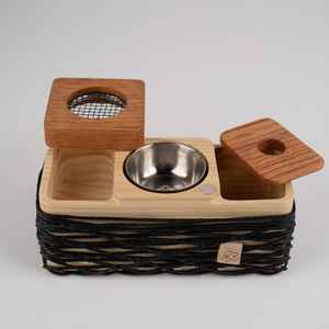 Quemador de Incienso de Madera y Metal de Diseño Elegante para Uso Religioso, Soporte para Bakhoor, Ecológico, en Tendencia, Precio Económico, Venta al por Mayor - Product Image 5