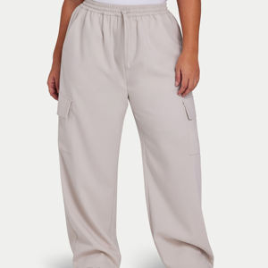 Women’s Relaxed Cargo <b>Pants</b> Utility Pocket Trousers Casual Loose Fit Drawstring Waist <b>Straight</b> <b>Leg</b> Streetwear Everyday Fashion - Product Image 3