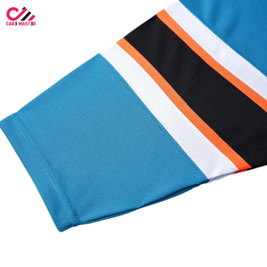 Factory Price Printed Top Stitched Pro Hockey Jersey Custom Blue 100% Polyester Breathable Quick Dry Short <b>Ice</b> Hockey Uniform - Product Image 5