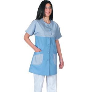 Ensembles d'uniformes médicaux tricotés personnalisés avec logo pour la vente en gros - Blouses longues en tissu extensible pour usage hospitalier - Product Image 1