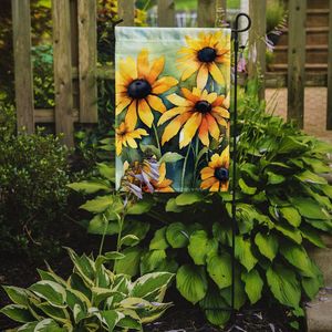 Maryland Black-Eyed Susans Acuarela Bandera de jardín Buzón multicolor Bandera decorativa para patio Bandera Patio Obra de arte para camas de flores - Product Image 2