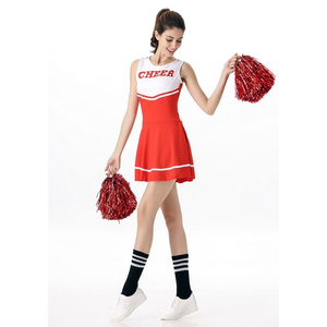 Uniforme de animadoras de diseño personalizado de primera calidad, hecho de poliéster con tela de secado rápido, uniforme escolar de baile para mujeres. - Product Image 4