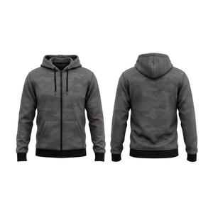 Sudadera con Capucha Retro Americana para Hombre, Ajuste Holgado, Tejido Antipilling de Poliéster/Algodón, Color Negro Liso, Estilo Casual - Product Image 4