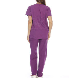 Trendy Medical Scrub <b>Set</b> for Women Comfortable Nursing Apparel for <b>Doctors</b> and Hospital Staff Daily Wear Women Scrub Uniform - Product Image 3