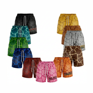 Pantalones Cortos Deportivos Clásicos de Corte Ajustado, Color Liso, 100% Algodón Ecológico, Secado Rápido, Transpirables, con Logotipo Personalizado, Ligeros - Product Image 1