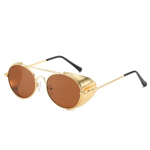 Gafas de Sol de Lujo RTS 2026 Estilo Steampunk con Doble Puente Metálico, Lentes de PC, Montura Completa, Duraderas, Diseño Moderno para Hombre y Mujer, Protección UV400, Tendencia - Product Image 3
