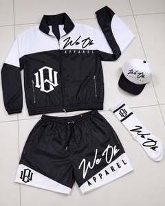 Women's New Fashion Two-Piece Shorts Set Windbreaker <b>Zip</b>-<b>Up</b> <b>Jacket</b> with Track Suit Short Sets for Women - Product Image 6