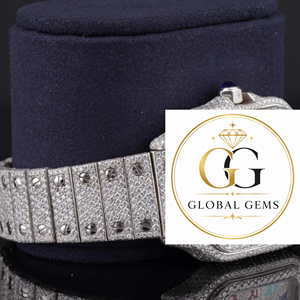 Reloj de Diamantes Dorado de Alta Calidad con Incrustaciones de Diamantes, Diseño Brillante para la Vida Nocturna y Fiestas, Disponible para Suministro Mundial - Product Image 6