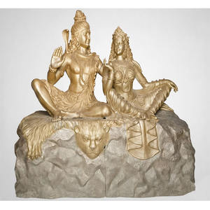 ของตกแต่งงานแต่งงาน รูปปั้นพระศิวะพารวิตี รูปปั้นพระพุทธเจ้าศิวะและพระแม่พารวิตี ผู้ผลิตรูปปั้นไฟเบอร์ ผู้ผลิตรูปปั้นไฟเบอร์ แคลิฟอร์เนีย สหรัฐอเมริกา - Product Image 1