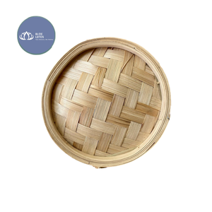 BEST SELLING Eco Friendly 2 Layer Bamboo Steamer <b>Basket</b> Cooking Cookware Wholesale - Product Image 1