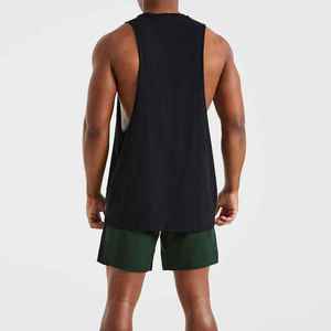 Pantalones Cortos Deportivos para Hombre, Color Verde Oscuro, de Secado Rápido, Cintura Elástica, Estilo Casual, Corte Medio, Tejido de Poliéster - Product Image 3