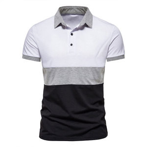 Men's 100% Cotton Business Polo Shirt Custom Fabric Printed for Summer Plus Size Casual Style-Polo Shirt Made in BS - Product Image 2