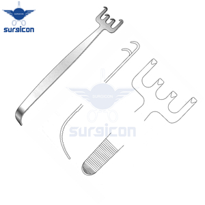 Retractor Facial Walter de 19 cm (7.5 Pulgadas), Retractor Quirúrgico de Acero Inoxidable, Instrumento Médico Reutilizable para Lifting Facial y Cirugía Plástica - Product Image 6