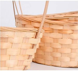 Cesta de Almacenamiento de Bambú Ecológica 2026 al por Mayor, Diseño Moderno, Hecha a Mano en Vietnam, para Frutas, Decoración, Regalo con Asa - Product Image 6