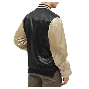Wholesale New OEM Hot Selling Latest Custom Wool & Leather <b>Men's</b> College Letterman Varsity <b>Jackets</b> With Custom Design <b>Men</b> - Product Image 2