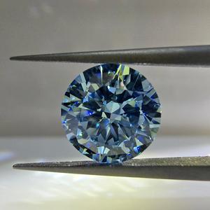 Diamante Cultivado en Laboratorio, Corte Brillante Redondo, Azul Intenso de 3CT, VS2, Certificado IGI, Venta al Por Mayor Directa de Fábrica - Product Image 3