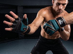 Gants de MMA Dumela International EVO en cuir de vachette, durables, toutes saisons, protecteurs - Product Image 4