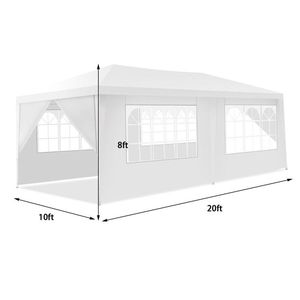 Tenda per Matrimoni ed Eventi 10 x 20 Piedi con 6 Pareti Laterali e Borsa per il Trasporto - Product Image 5