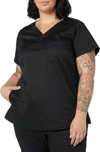 เสื้อสครับแขนสั้นคอวีทรงคลาสสิกสำหรับผู้หญิง Medical Essentials (มีจำหน่ายในขนาดพลัสไซส์) - Product Image 3